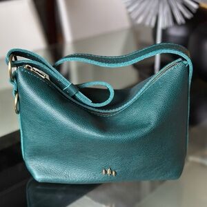 Sea Glass Small Slouchy Bag Portland Leather Goods